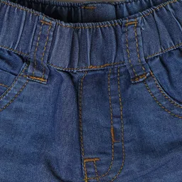 V-Mart Unisex Washed Mid-Rise Denim Shorts image 2