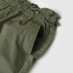 max Girls Mid-Rise Pure Cotton Shorts image 3