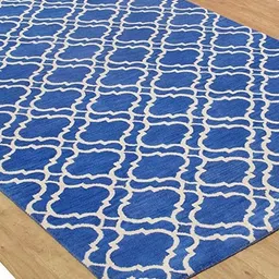 Safiya Carpet Navy Blue Ethnic Motifs Woollen Carpets image 3