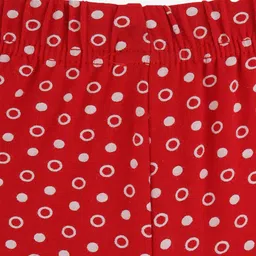 Bodycare Kids Girls Geometric Printed Mid-Rise Cotton Casual Shorts image 2