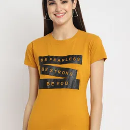 Fabflee Pack Of 3 Typography Printed Cotton T-Shirts image 5