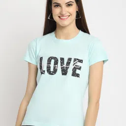 Fabflee Pack Of 3 Typography Printed Cotton T-shirts image 2
