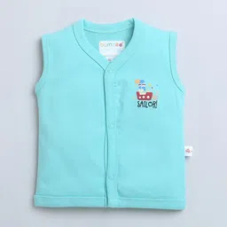 BUMZEE Infant Boys Pack Of 3 Self-Design Cotton Jhablas image 3