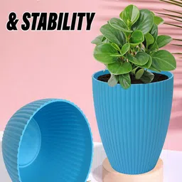 Kuber Industries Pack of 6 Flower Planter Pots for Garden & Balcony image 3