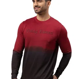 Being Human Men Red Printed Sweatshirt image 3