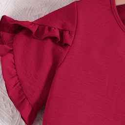 INCLUD Girls Printed Top with Shorts image 4