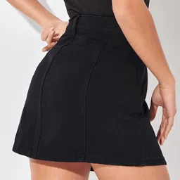 Kotty A-line Mini Denim Skirt image 3