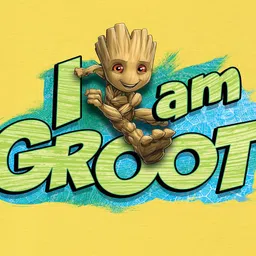 Marvel by Wear Your Mind Boys Yellow & Brown Printed Applique T-shirt image 2