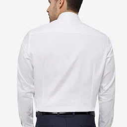 METAL Slim Fit Micro Checked Cotton Formal Shirt image 3