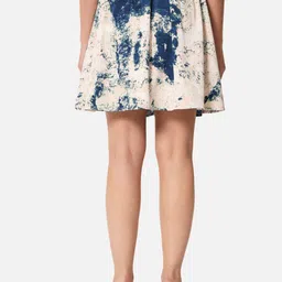 ALL WAYS YOU Tie and Dye Crepe Flared Skirt image 5