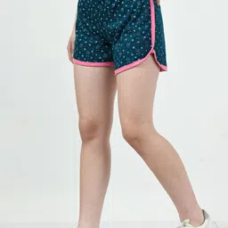 BAESD Women Pack Of 4 Conversational Printed High-Rise Pure Cotton Regular Shorts image 3