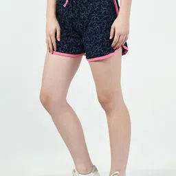 BAESD Pack Of 4 Conversational Printed High-Rise Pure Cotton Shorts image 2