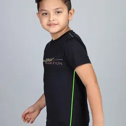 3PIN Boys Typography Printed T-shirt image 3