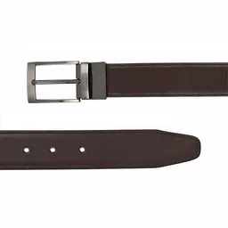 thickskin Men Black Textured Formal Belt image 2