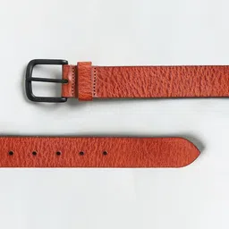 Jack & Jones Men Brown Leather Belt image 4