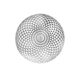 Dakshya Industries Silver Toned 4 Pieces Geometric Round Table Placemats image 2