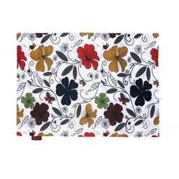 AEROHAVEN Set of 6 White Floral Printed Table Placemats image 4