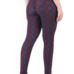 GOTO Checked High-Rise Dri-Fit Sports Tights image 5