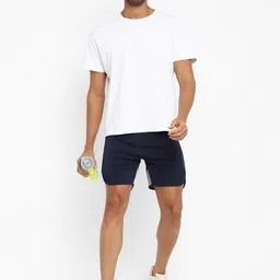 OFF LIMITS Men Navy Blue Training or Gym Shorts image 3