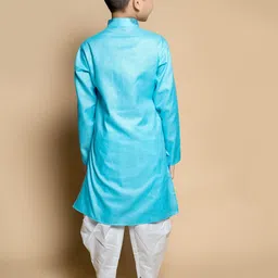 BAESD Boys Printed Straight Kurta With Patiala image 4