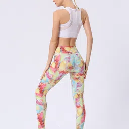 JC Collection Women Abstract Printed Ankle-Length Training or Gym Tights image 4