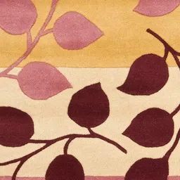 Safiya Carpet Gold-Toned & Beige Floral Hand Tufted Woollen Carpets image 2