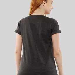 SillyBoom Typography Printed Extended Sleeves Cotton Maternity T-shirt image 3