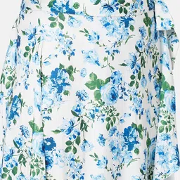 Honey by Pantaloons Floral Printed Midi Tie-Up Wrap Skirt image 4