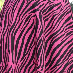 Sera Animal Printed Flared Mini Skirt image 5