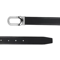 Kastner Men Black Solid Autolock Buckle Belt image 4