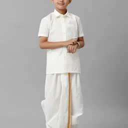 Ramraj Boys Shirt with Dhoti Pants image 5