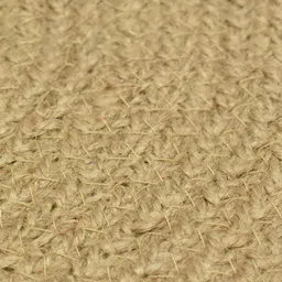 HOMADORN Brown 2 Pieces Braided  Cotton Round Reversible Table Placemats image 3