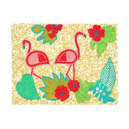 PURINA'S White & Green Beaded Table Placemats image 2