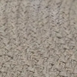 HOMADORN Grey 2 Pieces Braided Cotton Round Reversible Table Placemats image 3