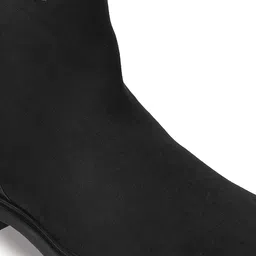 DAVINCHI Men High-Top Suede Chelsea Boots image 3