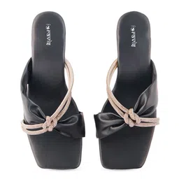 Ravis Women Colourblocked Open Toe with Bows Flats image 2