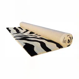 Safiya Carpet Black Ethnic Motifs Hand-Tufted Woollen Carpets image 4