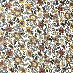 Lali Prints Green & White Floral Cotton 250 TC King Bedsheet With 2 Pillow Covers image 5