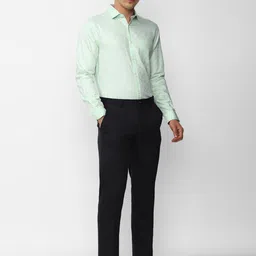 Peter England Elite Ethnic Motif Printed Spread Collar Long Sleeves Formal Shirt image 5