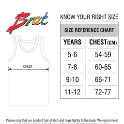 BRAT Boys Pack Of 2 Printed Cotton Tank Vests BR-BI-VS-CV002-10P-BK-6-PO2 image 5