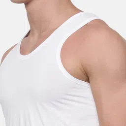 Ramraj Pack Of 5 Pure Cotton Undershirt Vests image 2