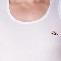 LUX VENUS Pack Of 12 Round Neck Pure Combed Cotton Basic Innerwear Vests image 5