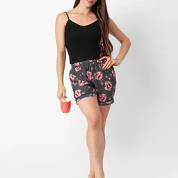 FashionRack Women Pack Of 2 Printed Lounge Shorts image 5