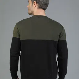 TQS Men Colourblocked Hooded Sweatshirt image 5