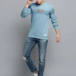 SHOWOFF Typography Printed Pullover Cotton Sweatshirt image 5