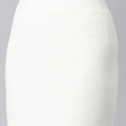 SHOWOFF Self Design Straight Midi Skirt image 2