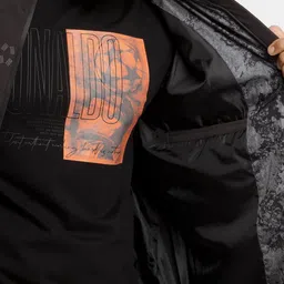 Status Quo Men Black Padded Jacket image 5