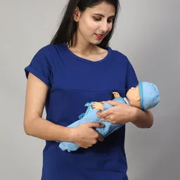 SillyBoom Graphic Printed Extended Sleeves Maternity T-Shirt image 3