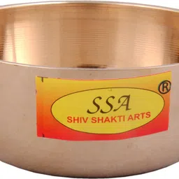 shivshakti arts Bronze Serving Bowl Pure Bronze Kansa Bowl | Katori (150 ml - 100% Pure) - 1 Piece image 2