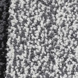 Saral Home Set of 2 Black & White Colourblocked Anti-Skid Bathmats image 5